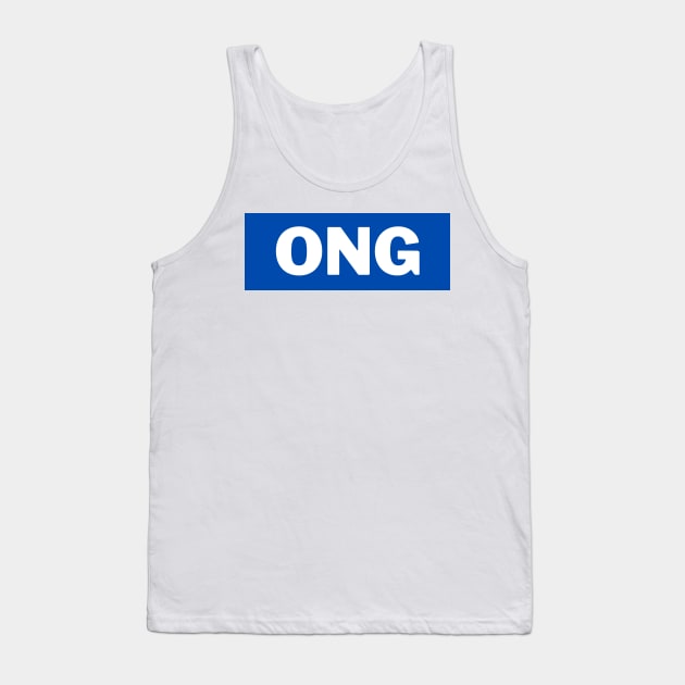 Blue Ong Surname Tank Top by aybe7elf